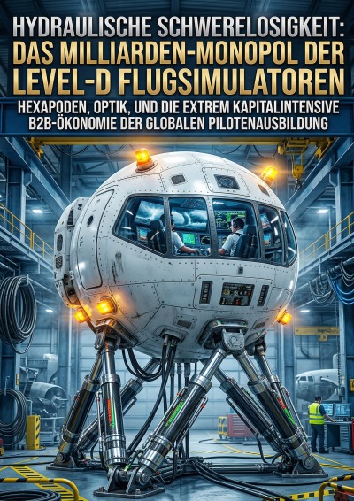 'Cover von Hydraulische Schwerelosigkeit: Das Milliarden-Monopol der Level-D Flugsimulatoren'-Cover