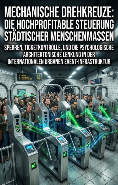 'Cover von Mechanische Drehkreuze: Die hochprofitable Steuerung städtischer Menschenmassen'-Cover