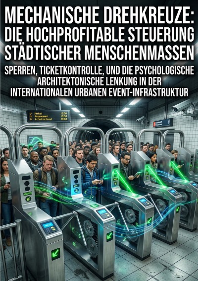 'Cover von Mechanische Drehkreuze: Die hochprofitable Steuerung städtischer Menschenmassen'-Cover