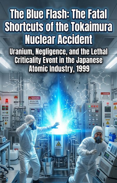 'Cover von The Blue Flash: The Fatal Shortcuts of the Tokaimura Nuclear Accident'-Cover