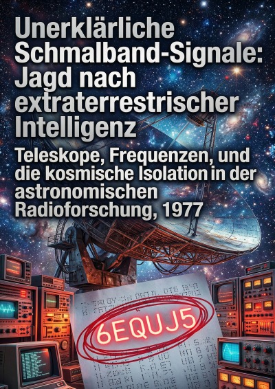 'Cover von Unerklärliche Schmalband-Signale: Jagd nach extraterrestrischer Intelligenz'-Cover