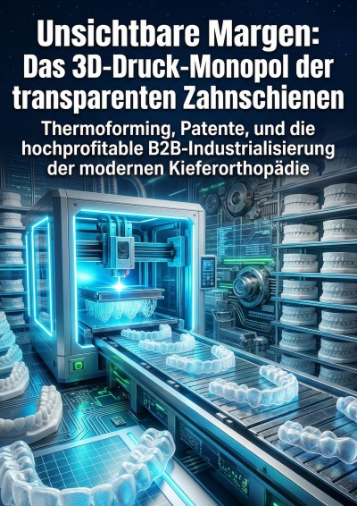 'Cover von Unsichtbare Margen: Das 3D-Druck-Monopol der transparenten Zahnschienen'-Cover