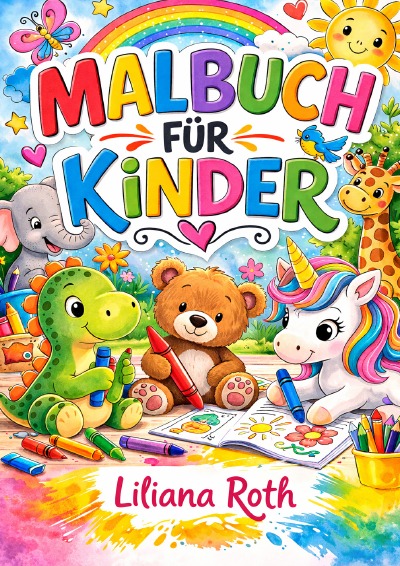 'Cover von Malbuch für Kinder'-Cover