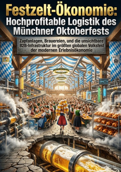 'Cover von Festzelt-Ökonomie: Hochprofitable Logistik des Münchner Oktoberfests'-Cover