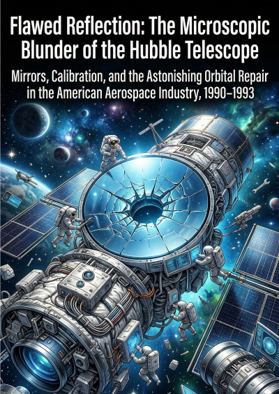 'Cover von Flawed Reflection: The Microscopic Blunder of the Hubble Telescope'-Cover