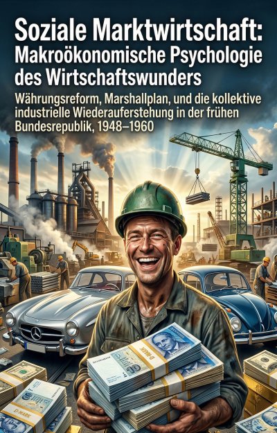 'Cover von Soziale Marktwirtschaft: Makroökonomische Psychologie des Wirtschaftswunders'-Cover