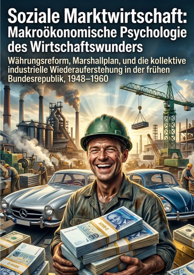 'Cover von Soziale Marktwirtschaft: Makroökonomische Psychologie des Wirtschaftswunders'-Cover