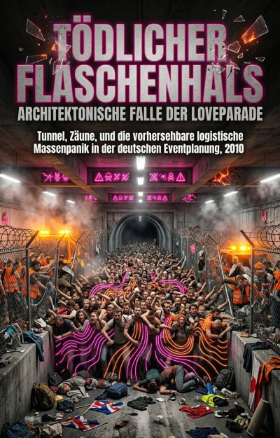 'Cover von Tödlicher Flaschenhals: Architektonische Falle der Loveparade'-Cover