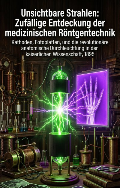 'Cover von Unsichtbare Strahlen: Zufällige Entdeckung der medizinischen Röntgentechnik'-Cover