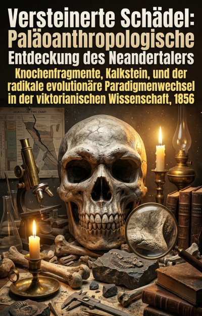'Cover von Versteinerte Schädel: Paläoanthropologische Entdeckung des Neandertalers'-Cover