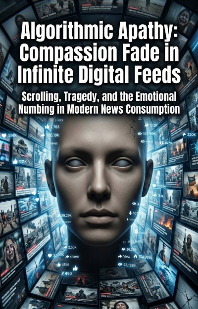 'Cover von Algorithmic Apathy: Compassion Fade in Infinite Digital Feeds'-Cover