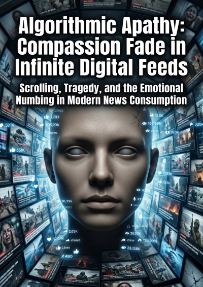 'Cover von Algorithmic Apathy: Compassion Fade in Infinite Digital Feeds'-Cover