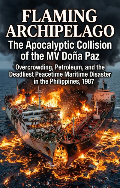 'Cover von Flaming Archipelago: The Apocalyptic Collision of the MV Doña Paz'-Cover