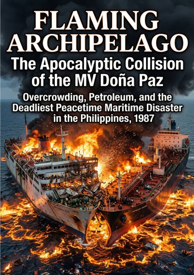 'Cover von Flaming Archipelago: The Apocalyptic Collision of the MV Doña Paz'-Cover