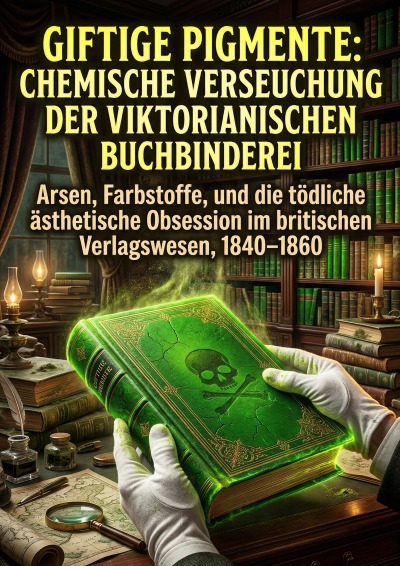 'Cover von Giftige Pigmente: Chemische Verseuchung der viktorianischen Buchbinderei'-Cover