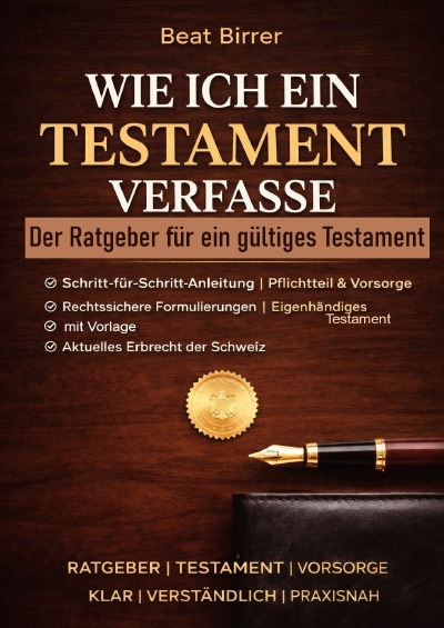 'Cover von Wie ich ein Testament verfasse'-Cover