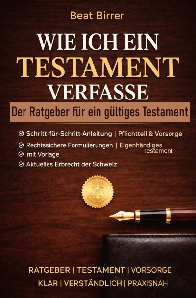 'Cover von Wie ich ein Testament verfasse'-Cover