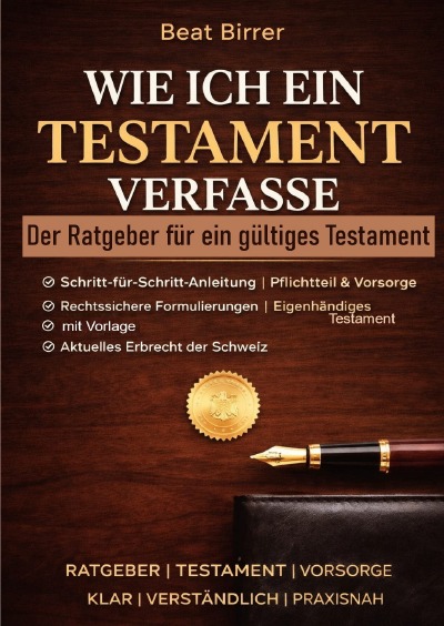 'Cover von Wie ich ein Testament verfasse'-Cover