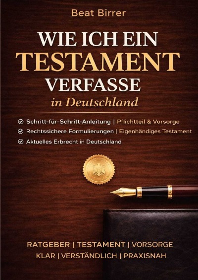 'Cover von Wie ich ein Testament rechtsgültig verfasse'-Cover