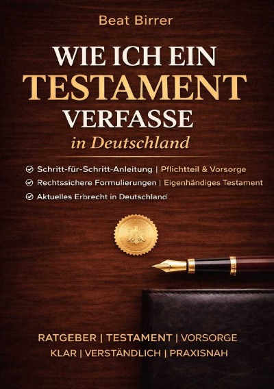 'Cover von Wie ich ein Testament rechtsgültig verfasse'-Cover