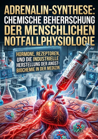 'Cover von Adrenalin-Synthese: Chemische Beherrschung der menschlichen Notfallphysiologie'-Cover