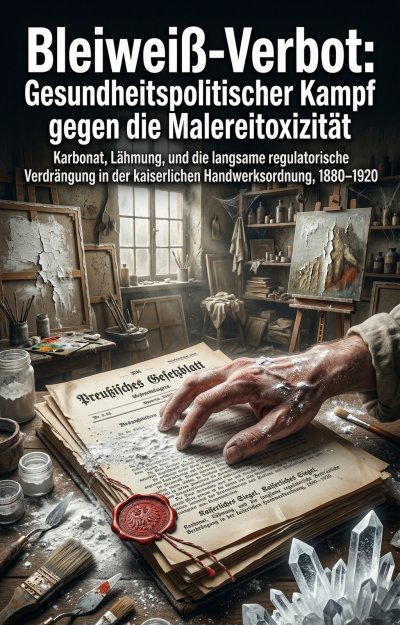 'Cover von Bleiweiß-Verbot: Gesundheitspolitischer Kampf gegen die Malereitoxizität'-Cover