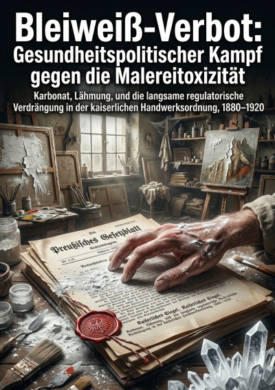 'Cover von Bleiweiß-Verbot: Gesundheitspolitischer Kampf gegen die Malereitoxizität'-Cover