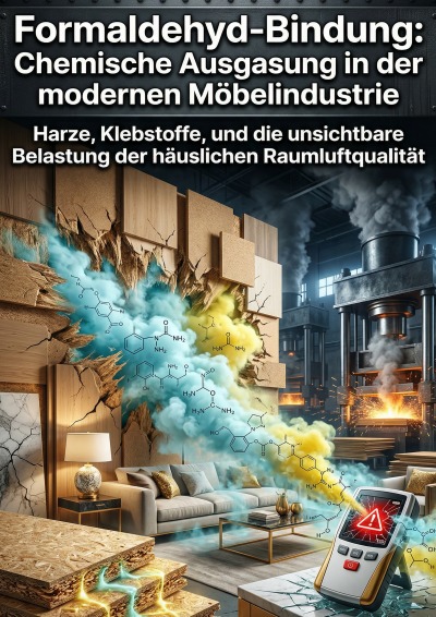 'Cover von Formaldehyd-Bindung: Chemische Ausgasung in der modernen Möbelindustrie'-Cover