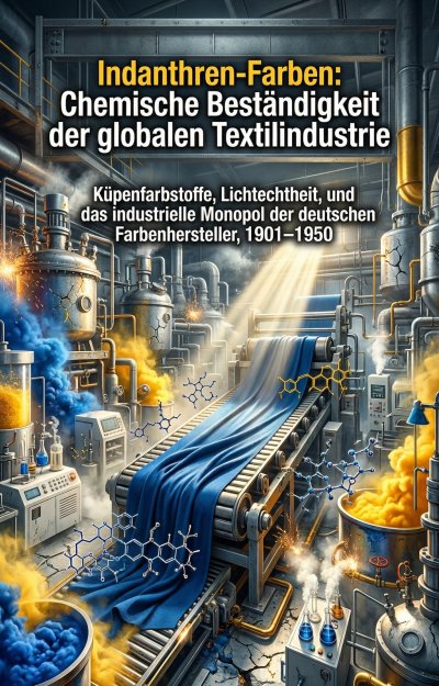 'Cover von Indanthren-Farben: Chemische Beständigkeit der globalen Textilindustrie'-Cover