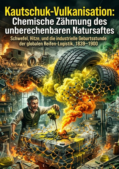 'Cover von Kautschuk-Vulkanisation: Chemische Zähmung des unberechenbaren Natursaftes'-Cover
