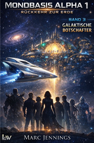 'Cover von MONDBASIS ALPHA 1: RÜCKKEHR ZUR ERDE – Band 3 – Galaktische Botschafter'-Cover