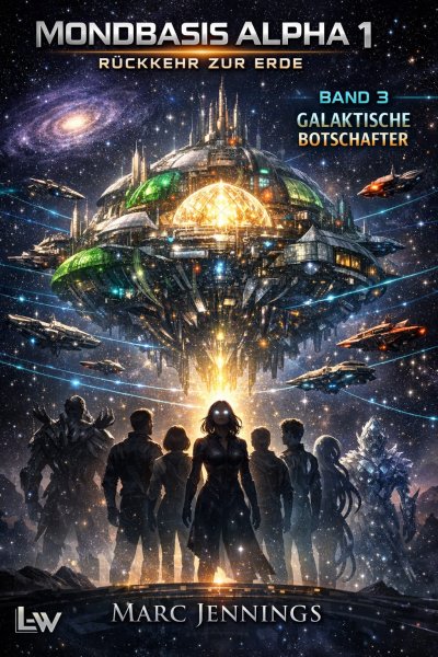 'Cover von MONDBASIS ALPHA 1: RÜCKKEHR ZUR ERDE – Band 3 – Galaktische Botschafter'-Cover