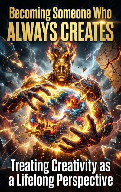 'Cover von Becoming Someone Who Always Creates'-Cover