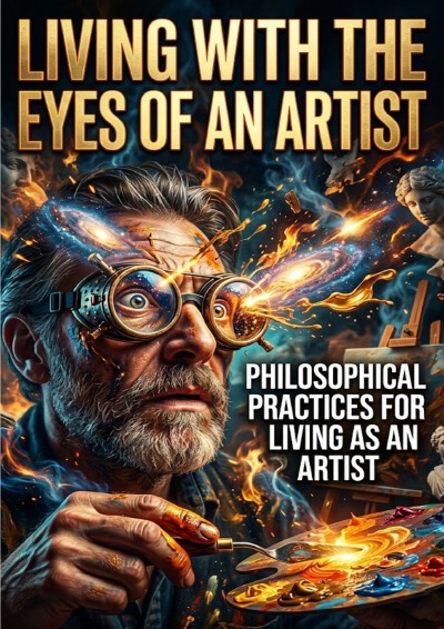 'Cover von Living with the Eyes of an Artist'-Cover