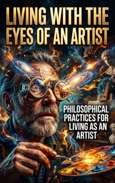 'Cover von Living with the Eyes of an Artist'-Cover