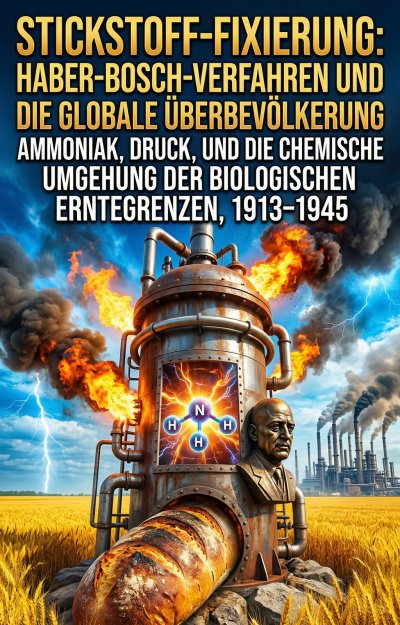 'Cover von Stickstoff-Fixierung: Haber-Bosch-Verfahren und die globale Überbevölkerung'-Cover