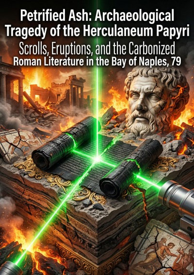 'Cover von Petrified Ash: Archaeological Tragedy of the Herculaneum Papyri'-Cover