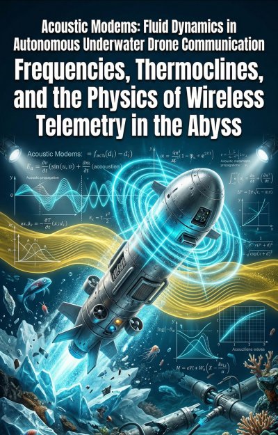 'Cover von Acoustic Modems: Fluid Dynamics in Autonomous Underwater Drone Communication'-Cover