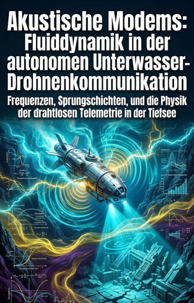 'Cover von Akustische Modems: Fluiddynamik in der autonomen Unterwasser-Drohnenkommunikation'-Cover