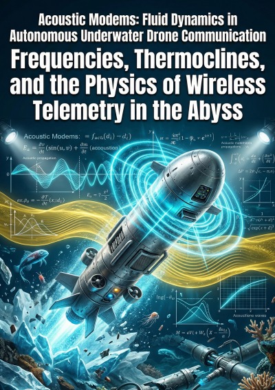 'Cover von Acoustic Modems: Fluid Dynamics in Autonomous Underwater Drone Communication'-Cover