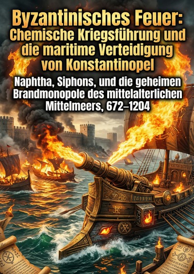'Cover von Byzantinisches Feuer: Chemische Kriegsführung und die maritime Verteidigung von Konstantinopel'-Cover