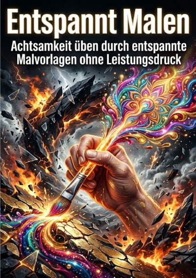'Cover von Entspannt Malen'-Cover