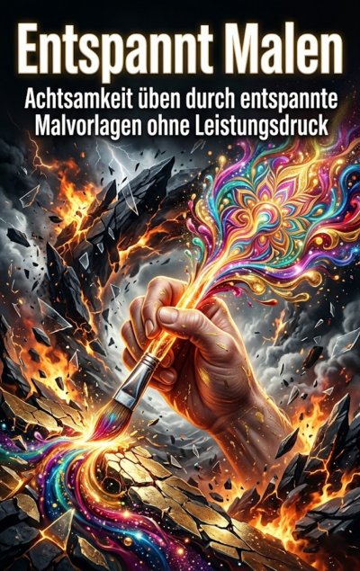 'Cover von Entspannt Malen'-Cover