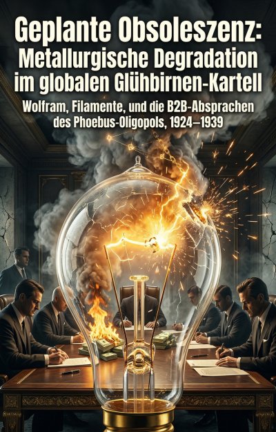 'Cover von Geplante Obsoleszenz: Metallurgische Degradation im globalen Glühbirnen-Kartell'-Cover