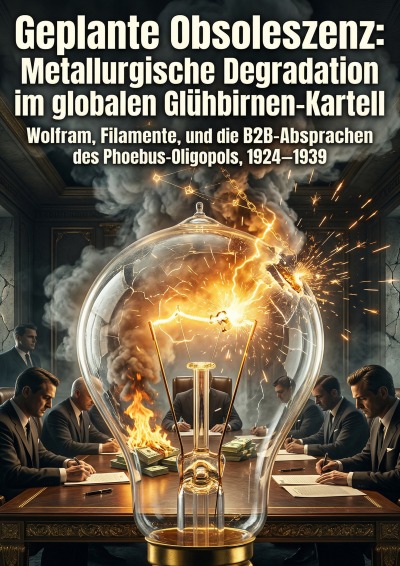 'Cover von Geplante Obsoleszenz: Metallurgische Degradation im globalen Glühbirnen-Kartell'-Cover