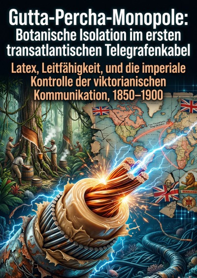 'Cover von Gutta-Percha-Monopole: Botanische Isolation im ersten transatlantischen Telegrafenkabel'-Cover
