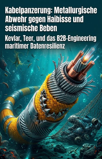 'Cover von Kabelpanzerung: Metallurgische Abwehr gegen Haibisse und seismische Beben'-Cover