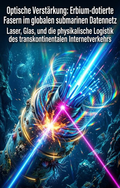'Cover von Optische Verstärkung: Erbium-dotierte Fasern im globalen submarinen Datennetz'-Cover