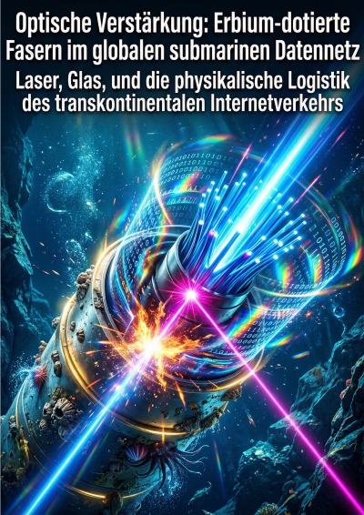 'Cover von Optische Verstärkung: Erbium-dotierte Fasern im globalen submarinen Datennetz'-Cover