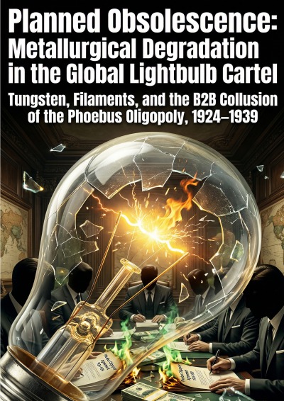 'Cover von Planned Obsolescence: Metallurgical Degradation in the Global Lightbulb Cartel'-Cover